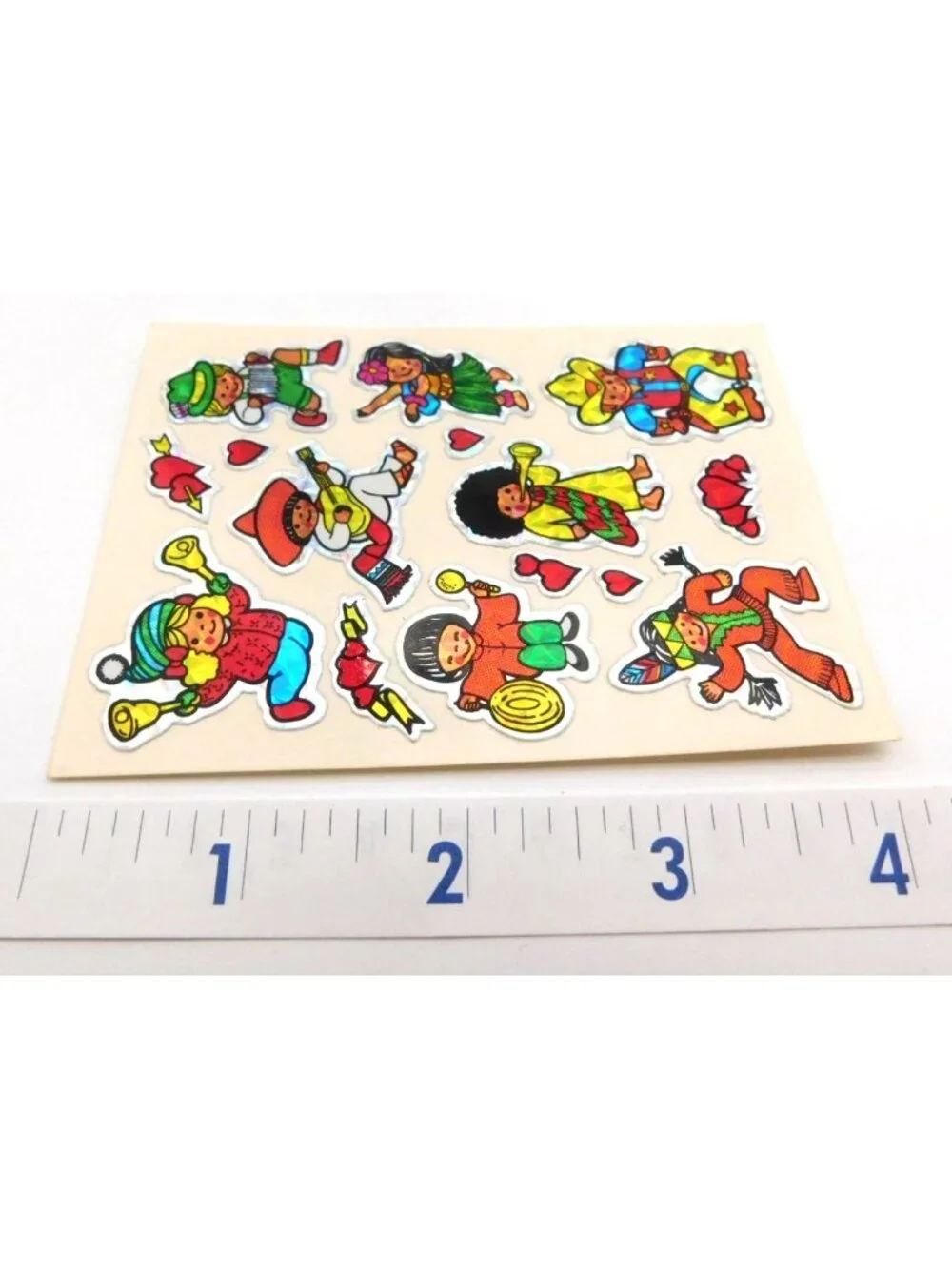 Vintage Vending Prism Holographic Nationality Native American Sticker Sheets
